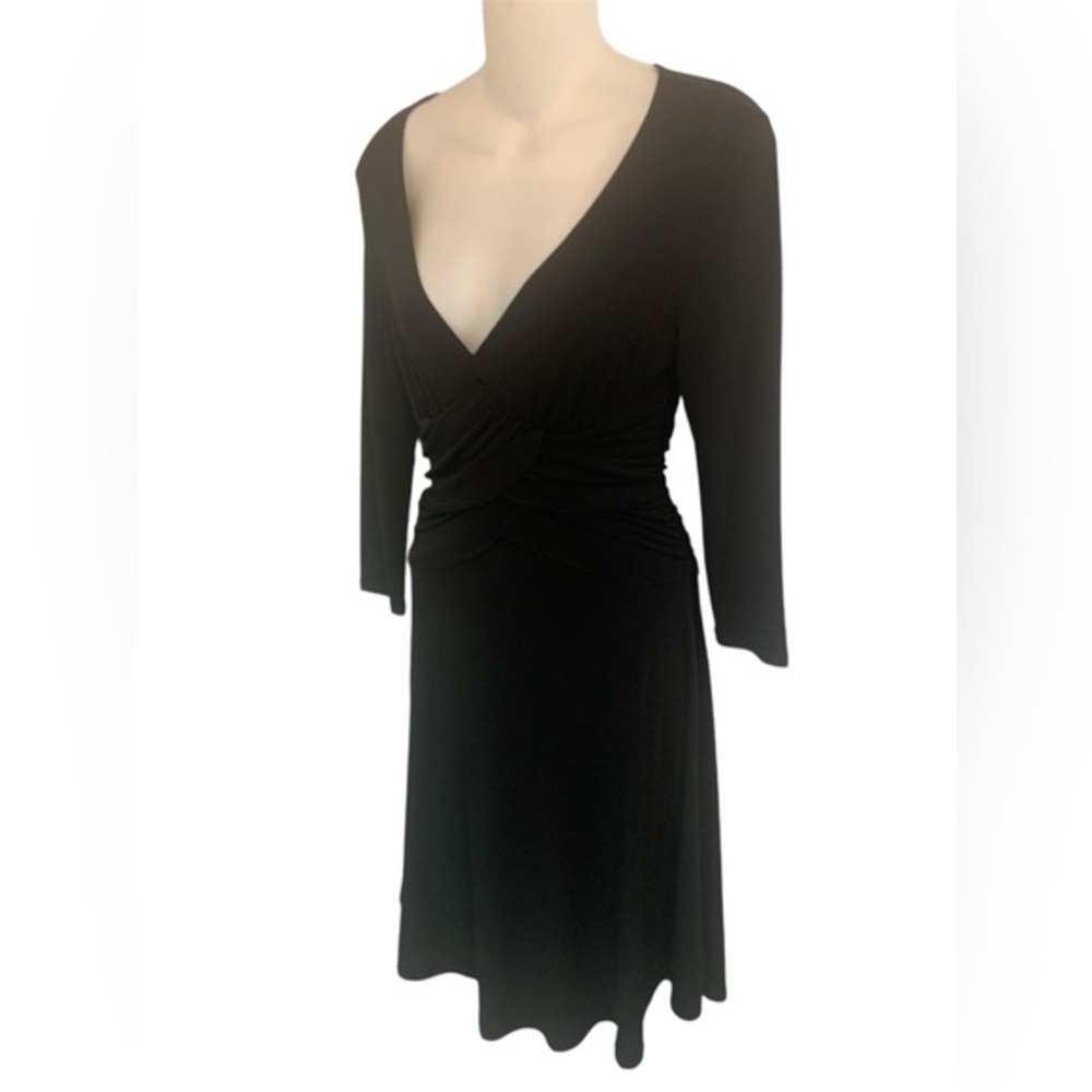 Black Ruched Dress by Max & Cleo Ladies Sz XSmall